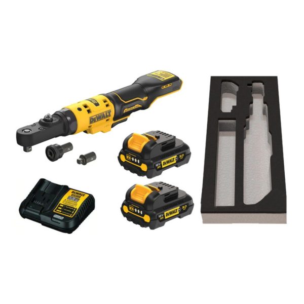 Акумулаторна тресчотка DeWALT DCF500L2G, 12 V, 75 Nm, 1/4", 3/8"