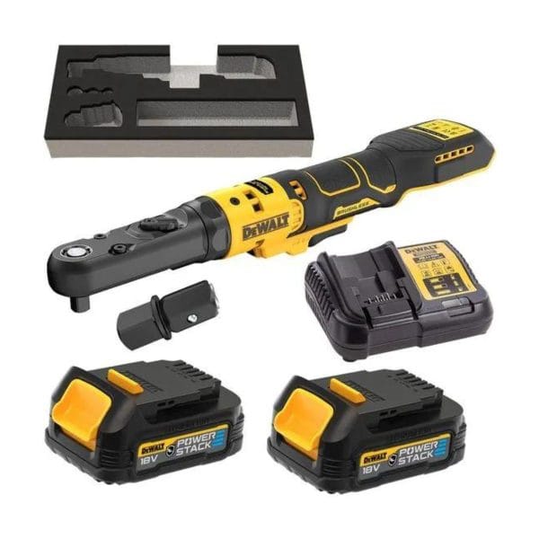 Акумулаторна тресчотка DeWALT DCF510E2G, 102 Nm 18 V, 3/8" и 1/2"