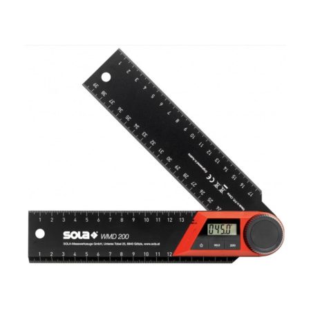 Дигитален ъгломер Sola 56052301, WMD 200, 200 мм, 0-270°