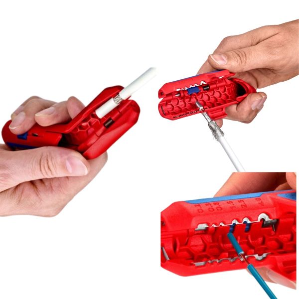 Електротехнически инструмент Knipex 16 95 01 SB, 135 мм, ф 8-13 мм