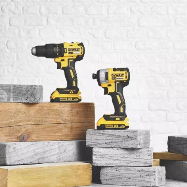 Комплект акумулаторни машини DeWALT DCK2060D2T, 18 V, DCD778, DCF787