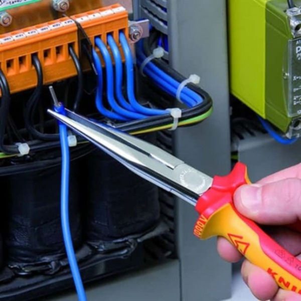 Плоски клещи с резачки Knipex 26 16 200, 200 мм, VDE