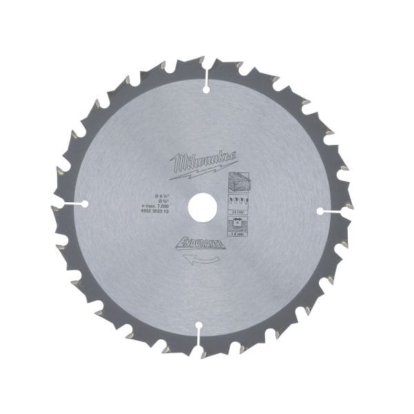 Циркулярен диск за дърво Milwaukee 4932352313, 165x15.8мм x 24z