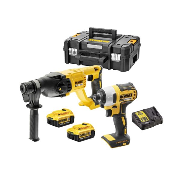 Комплект акумулаторни машини Dewalt DCK2023M2T, DCH133, DCF787