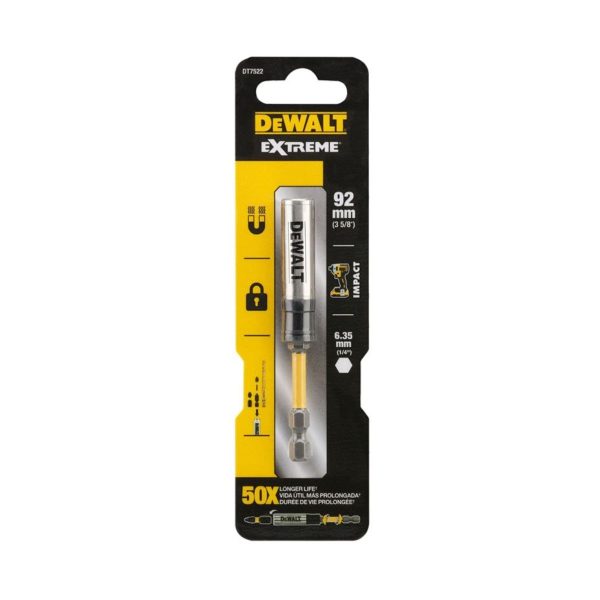 Магнитен държач за битове DeWALT DT7522, 92 мм, 1/4"