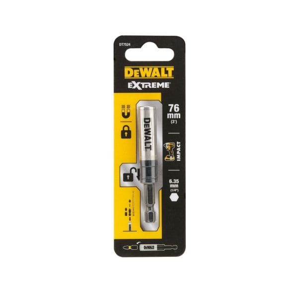 Магнитен държач за битове DeWALT DT7524, 76 мм, 1/4"