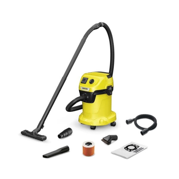 Електрическа смукачка за сухо и мокро почистване Karcher WD 3 P V-17/4/20, 1000 W, 17 L