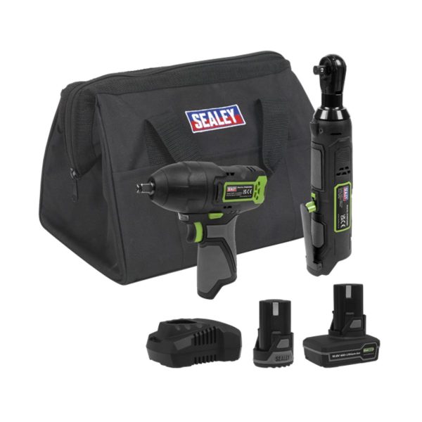 Комплект акумулаторни машини Sealey CP108VCOMBO6, 10.8V