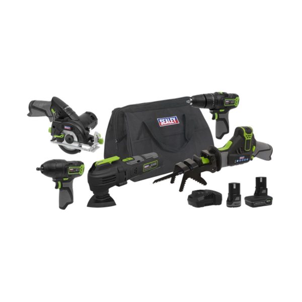 Комплект акумулаторни машини Sealey CP108VCOMBO8, 10.8V