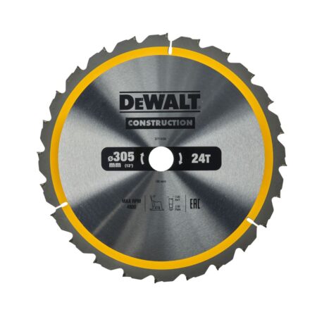 Диск за рязане на дърво DeWALT DT1958, 24 T, 305 х 30 мм