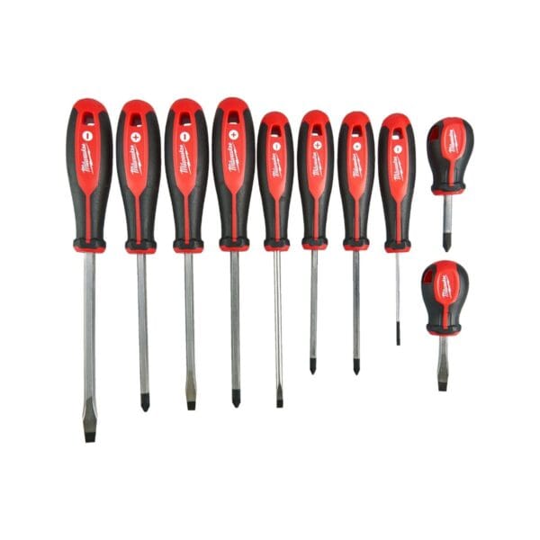 Комплект отвертки Milwaukee 4932471808, 10 бр, PH/PZ/SL