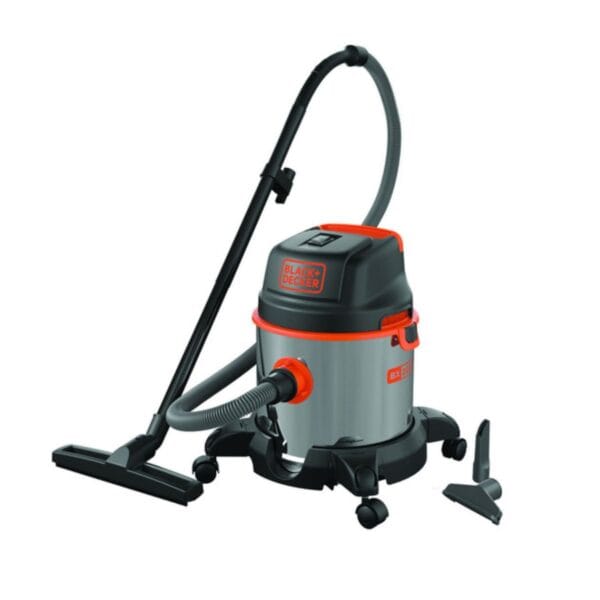 Прахосмукачка за сухо и мокро почистване Black & Decker BXVC20XE, 1400 W, 20 L