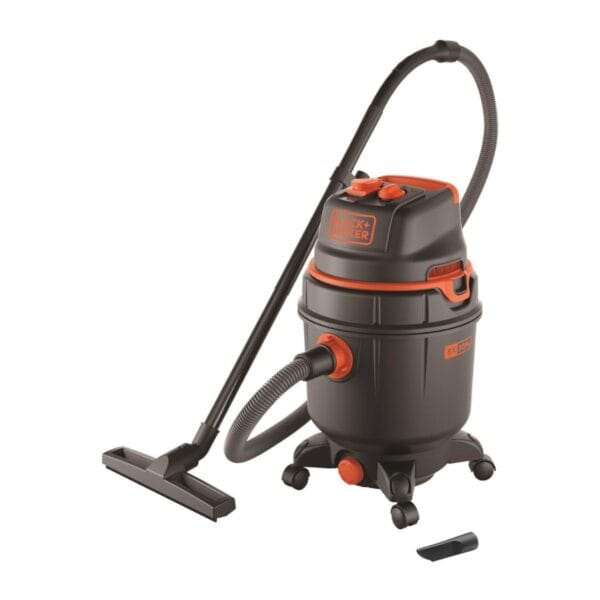 Прахосмукачка за сухо и мокро почистване Black & Decker BXVC30PTDE, 1600 W, 30 L