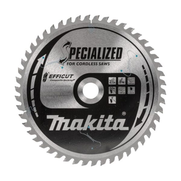 Циркулярен диск за декинг Makita E-12186, 190x1.85 мм, 50T