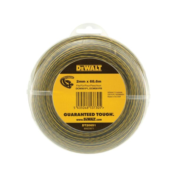 Корда за тример DeWALT DT20651, 68.6м, 2мм