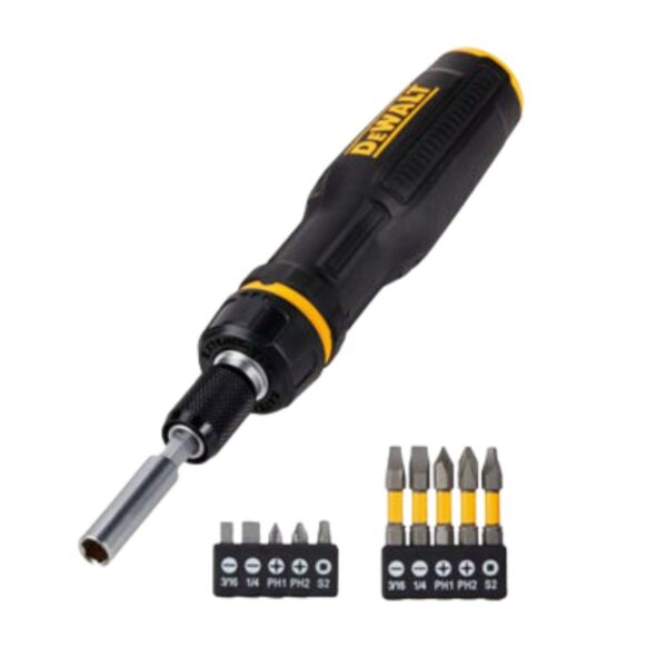 Комплект отвертка с накрайници DeWALT DWHT68001-0, 10бр