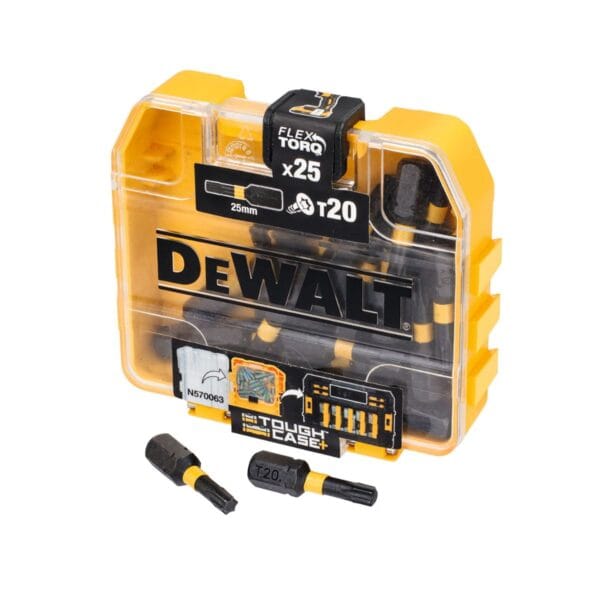 Накрайници за ударен винтоверт T20 DeWALT DT70557T, 25 бр, 25 мм