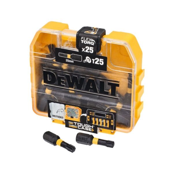 Накрайници за ударен винтоверт T25 DeWALT DT70558T, 25 бр, 25 мм