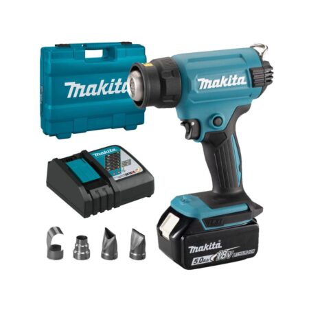 Акумулаторен пистолет за горещ въздух Makita DHG180RT, 18 V