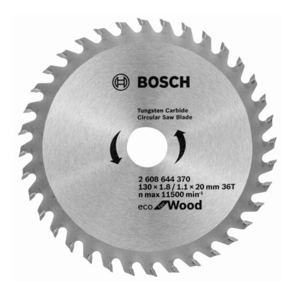 Диск за циркуляр Bosch 2608644370 Eco for Wood, 130x20мм, 36 зъба