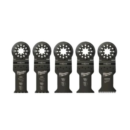 Комплект ножове за осцилатор Milwaukee 48906115, Multi Material, 5 бр