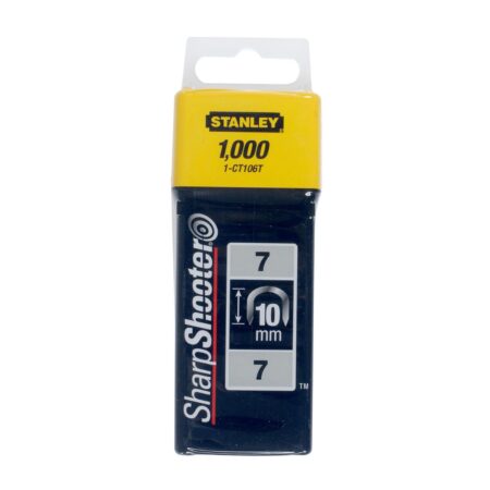 Скоби за такер Stanley 1-CT106T, тип 7 6x10 мм, 1000 бр
