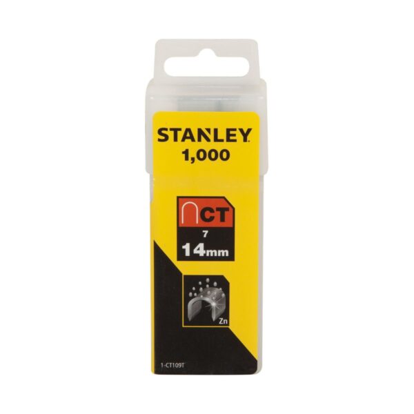 Скоби за такер Stanley 1-CT109T, тип 7,14 мм, 1000 бр