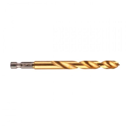 Свредло за метал Milwaukee HSS-G Titanium Red 1/4"HEX 9x73/117мм