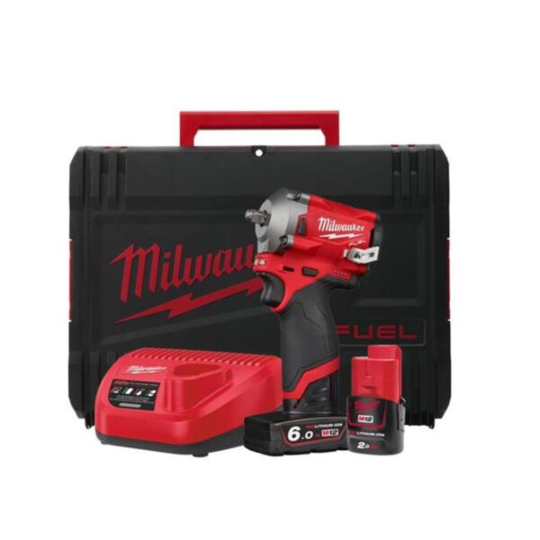 Акумулаторен гайковерт Milwaukee M12 FIW38-622X, 3/8", 339 Nm