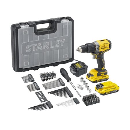 Акумулаторен ударен винтоверт Stanley SFMCD715D2A, 18 V, 2 Ah, 100 бр