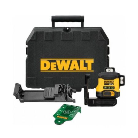 Линеен лазерен нивелир Dewalt DCLE34031N, 18V, 360 градуса, зелен лъч, 40 м