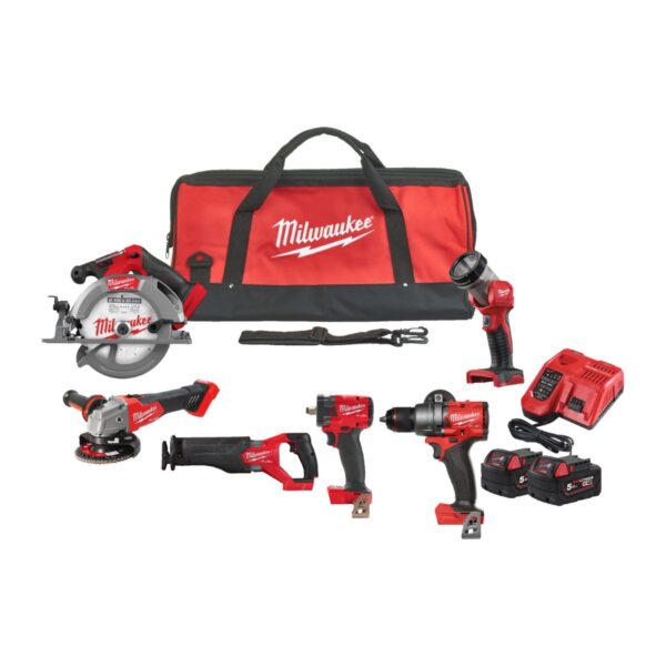 Акумулаторен комплект машини Milwaukee M18 FPP6H3-502B, 18 V, 4933498659