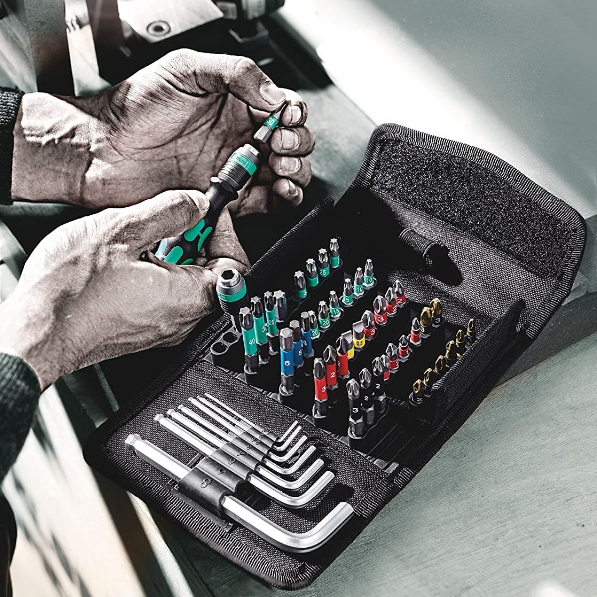 Комплект гедоре Wera 05057460001, 100 бр