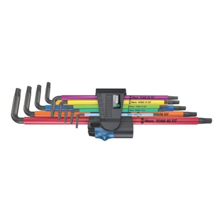 Комплект имбусни ключове Wera 05024470001, 9 бр, 967/9 TX XL Multicolour HF 1