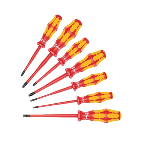 Комплект изолирани отвертки Wera 05135961001, 7 бр, 1 000 V