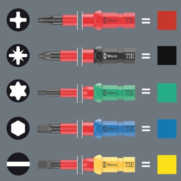 Комплект отвертки Wera 05006613001, 18 бр, 1 000 V
