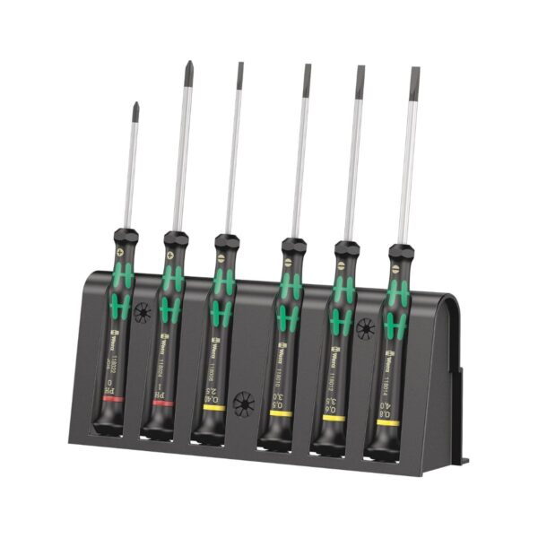 Комплект прецизни отвертки Wera 05118152001, 6 бр, 2035/6 B Elektroniker