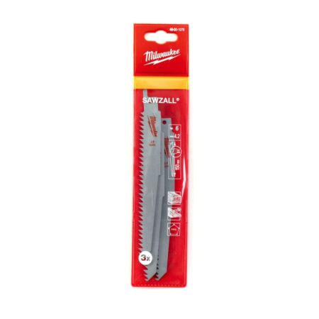 Нож за дърво и пластмаса Milwaukee 48001075, 150мм, 3 бр