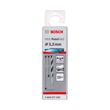 Свредло за метал Bosch 2608577200, HSS, PointTeQ 3.2х65х36 мм