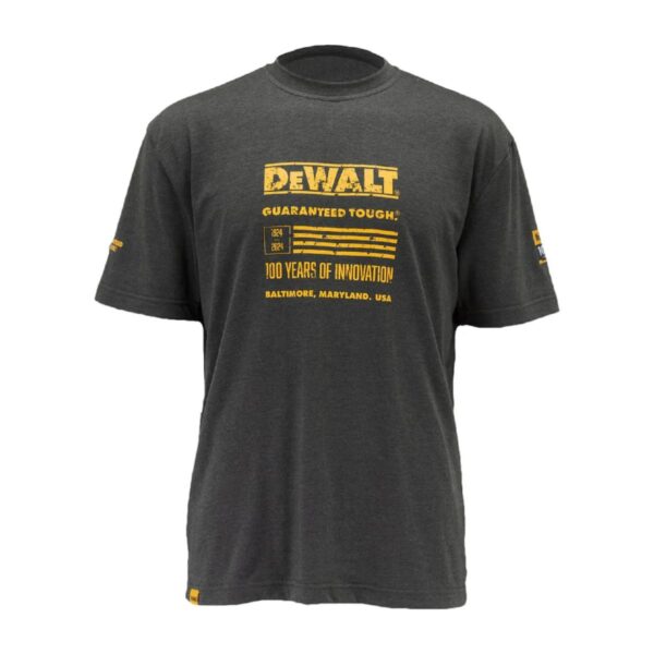 Тениска Dewalt 100 Year Graphic Tee Shirt Grey, DWC240-004, M, XL
