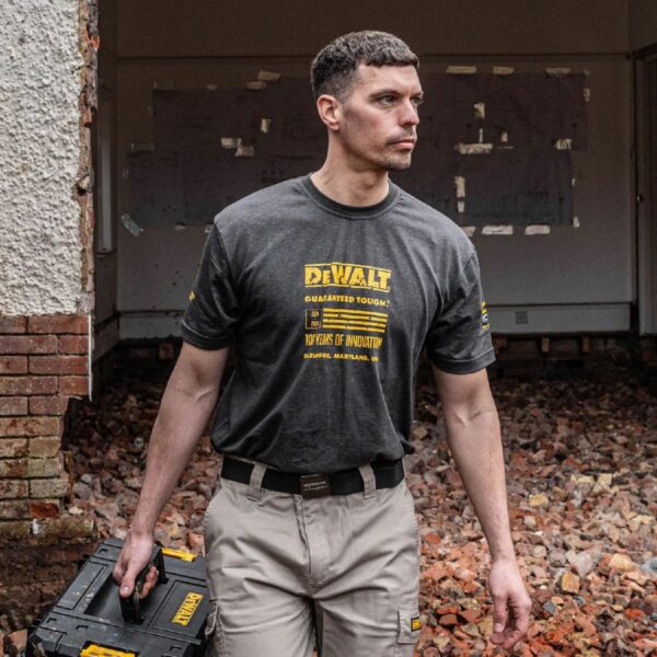 Тениска Dewalt 100 Year Graphic Tee Shirt Grey, DWC240-004, M, XL