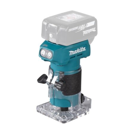 Акумулаторна челна фреза Makita DRT52Z, 18 V, 6 мм