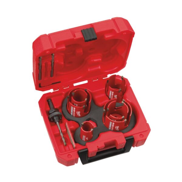 Комплект карбидни боркорони Milwaukee 4932464939, 6 бр, 35-76 мм