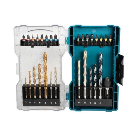 Комплект накрайници и свредла Makita E-07054, 29 бр