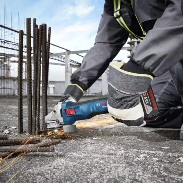 Акумулаторен ъглошлайф BOSCH GWS 18V-11, 18 V, 125 мм, 06019N4100