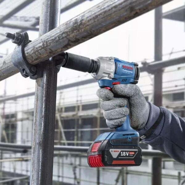 Акумулаторен ударен гайковерт Bosch GDS 18V-350, 350 Nm, ½", 06019M5020