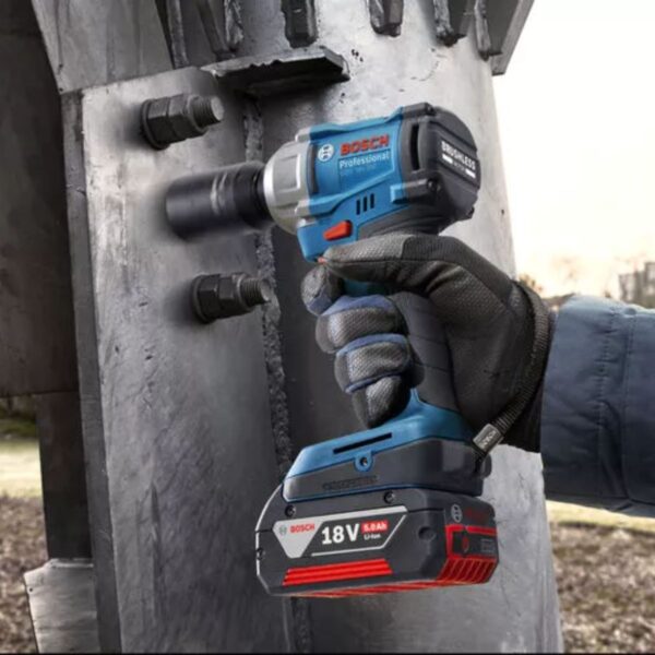 Акумулаторен ударен гайковерт Bosch GDS 18V-350, 350 Nm, ½", 06019M5020