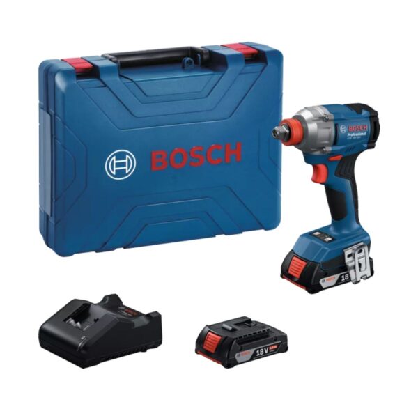 Акумулаторен ударен гайковерт Bosch GDX 18V-285, 285 Nm, ½", ¼", 06019N2122