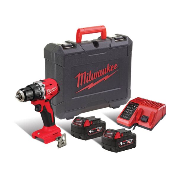 Акумулаторен ударен винтоверт Milwaukee M18BLPDRC-402C, 18 V, 60.5 Nm, 4933492824