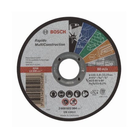 Карбофлексов диск Bosch 2608602384, 115 мм, ACS 60 V BF